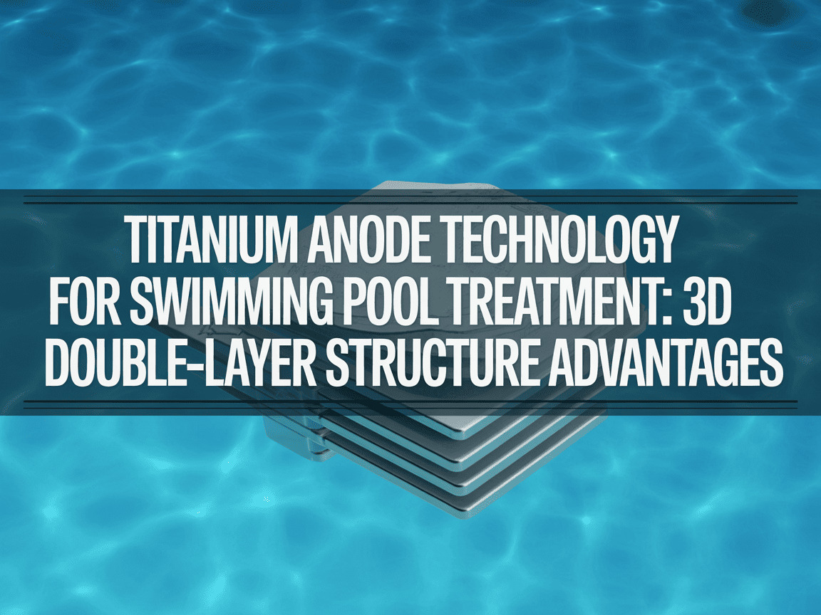 Titanium Anode Technology for Swimming Pool Treatment: 3D Double-Layer Structure Advantages